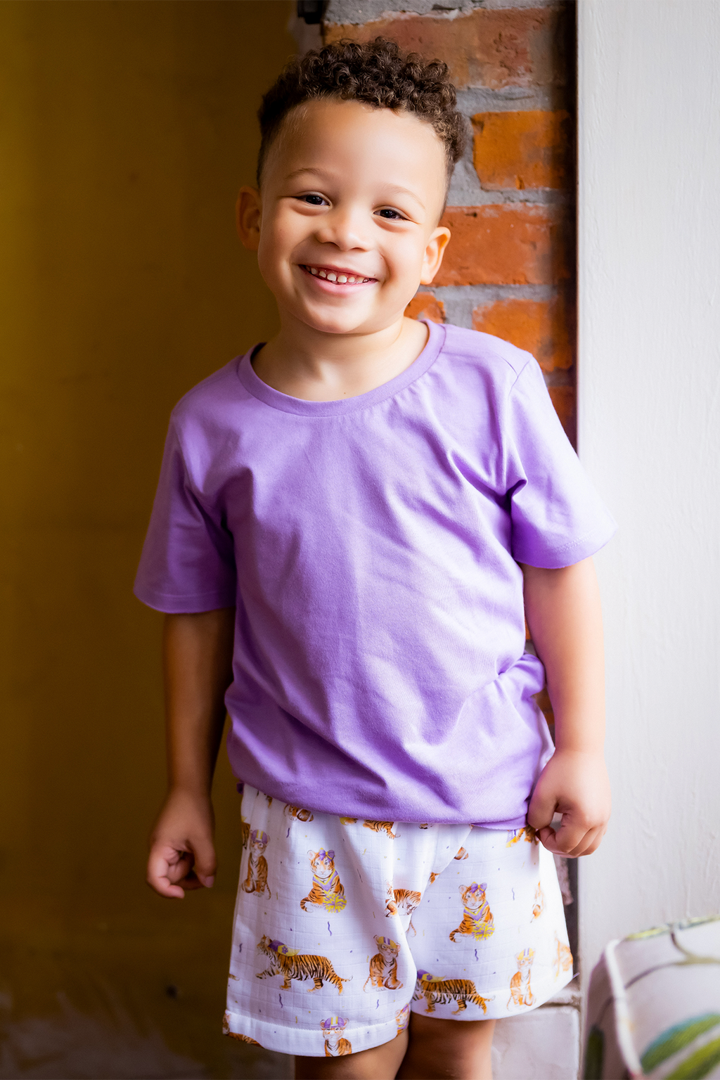 MVC: Louisiana Tigers Organic Muslin Shorts