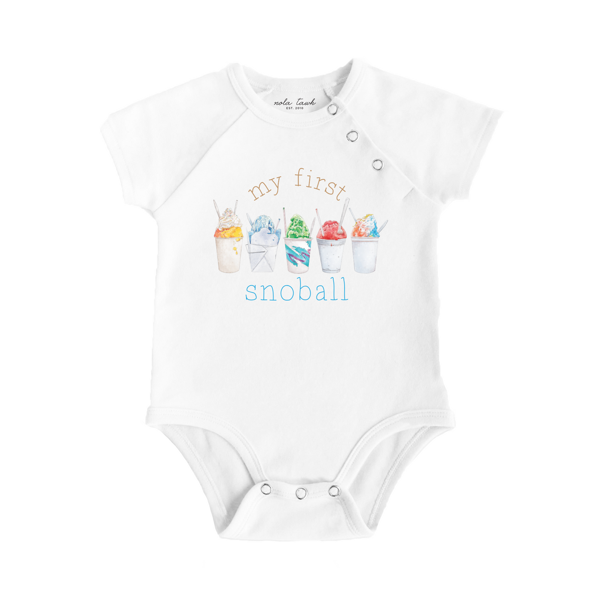 My First Snoball Organic Cotton Baby Onesie