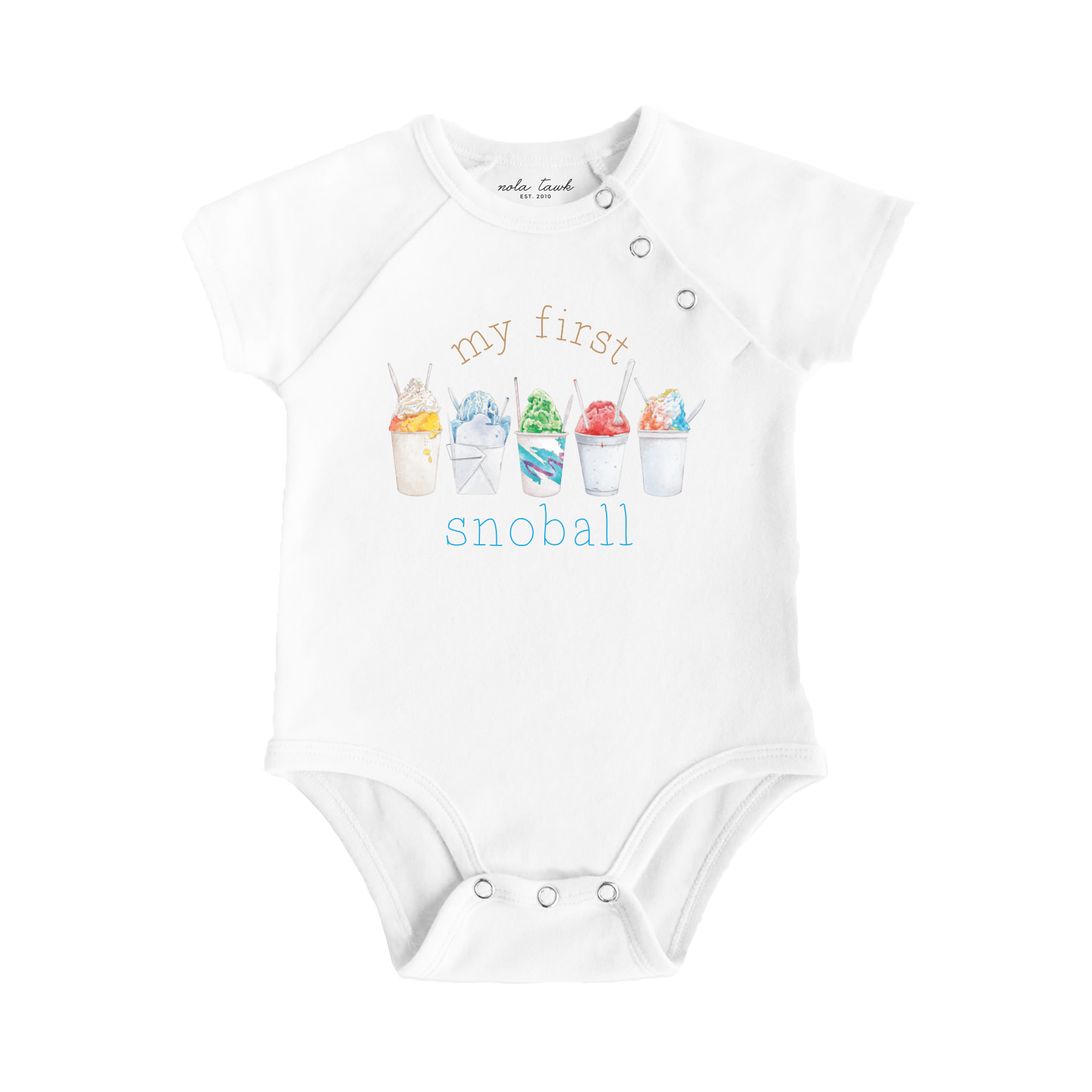 My First Snoball Organic Cotton Baby Onesie