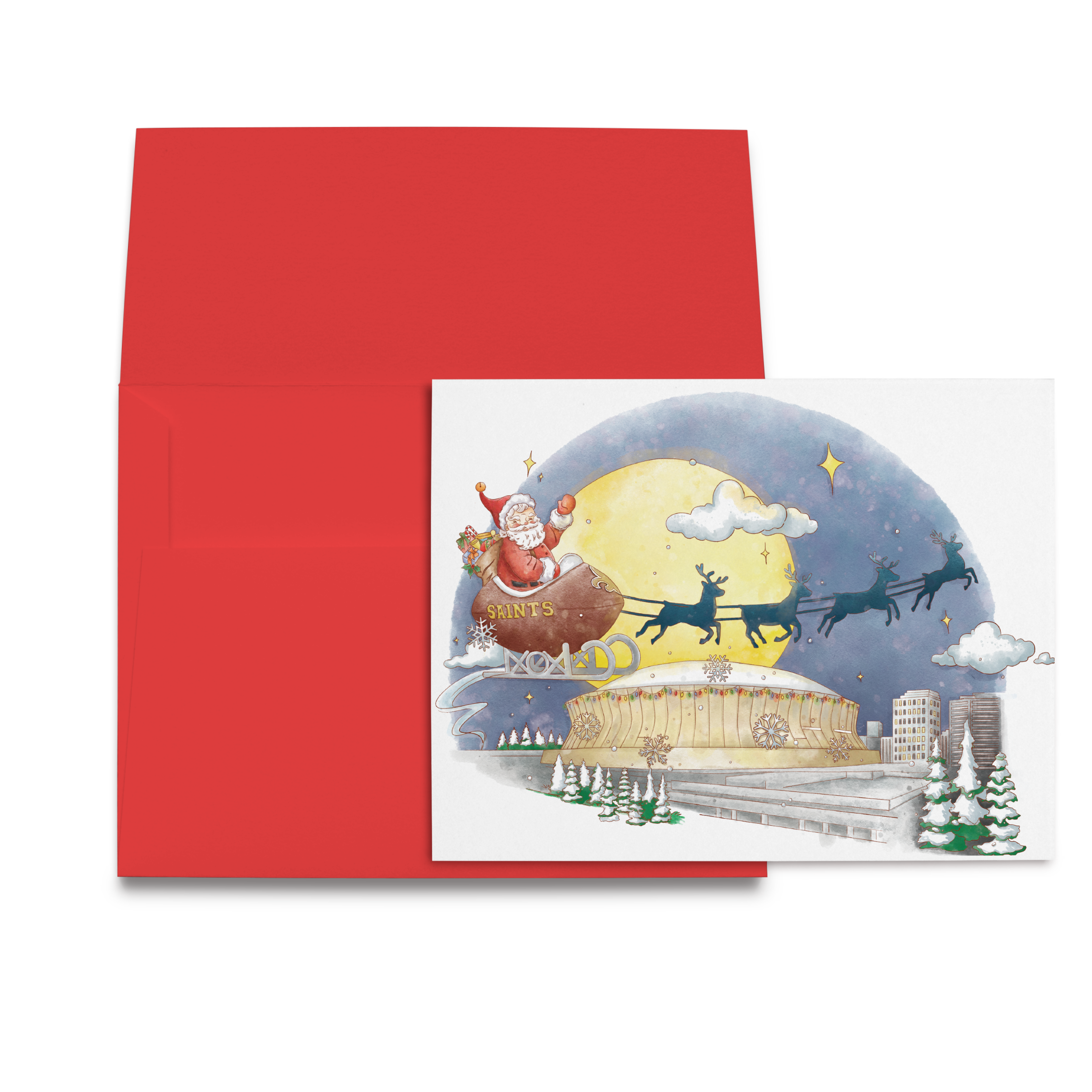 Saints Christmas Folded Card