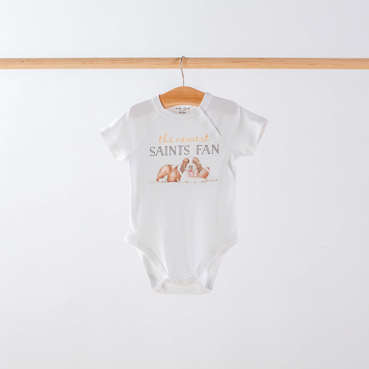 The Newest Saints Fan Organic Cotton Baby Onesie