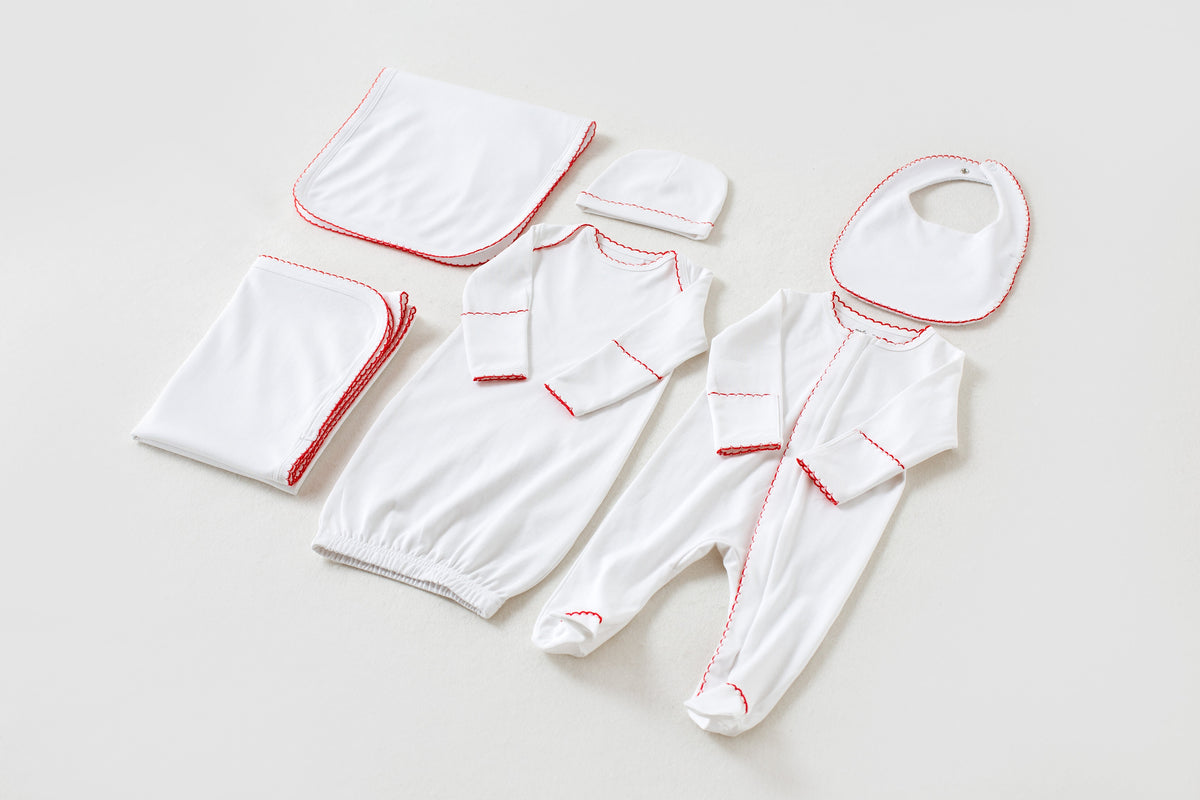 Red Newborn Take Me Home Set