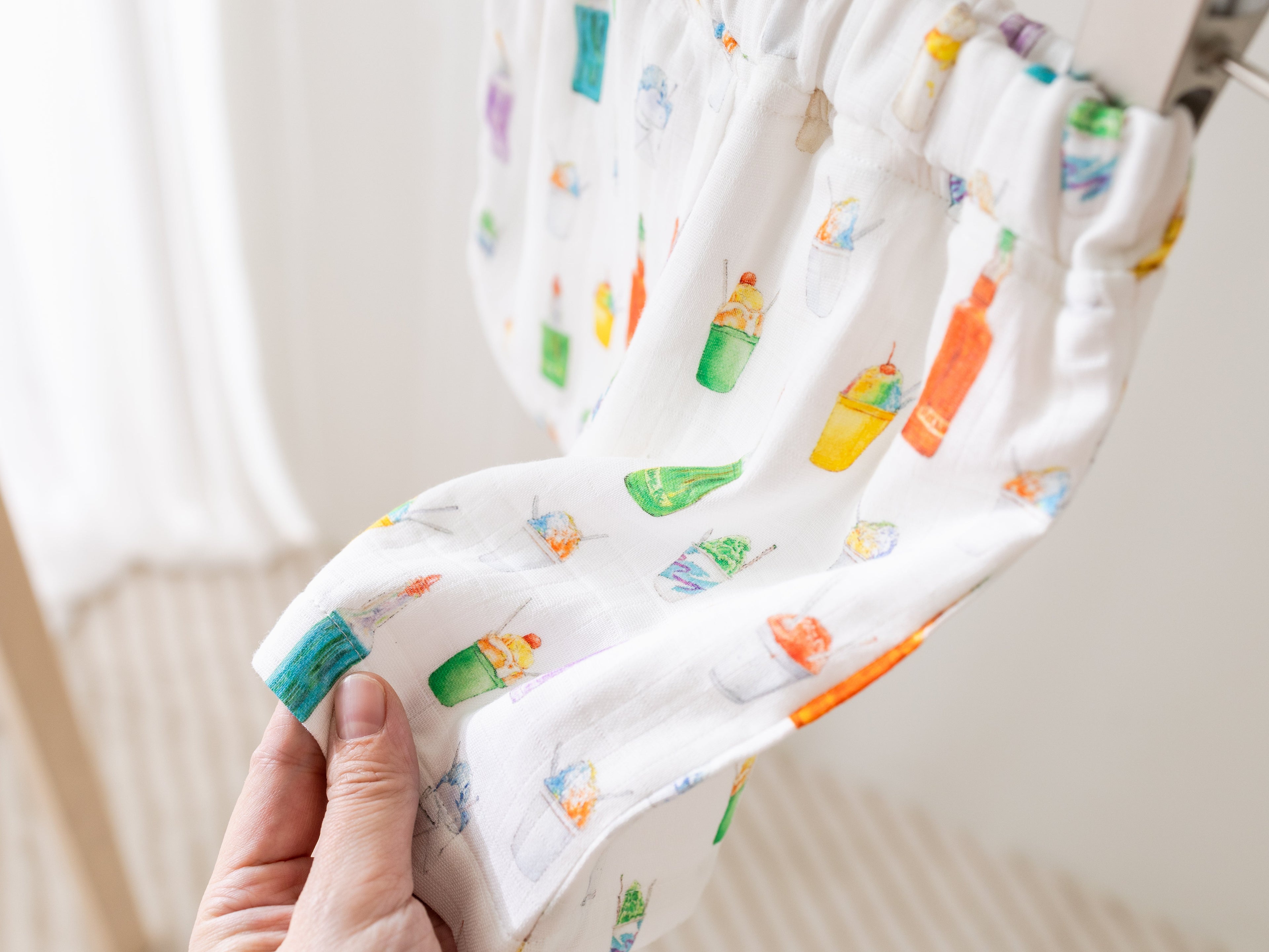 Sugar, Ice, & Everything Nice Organic Muslin Shorts