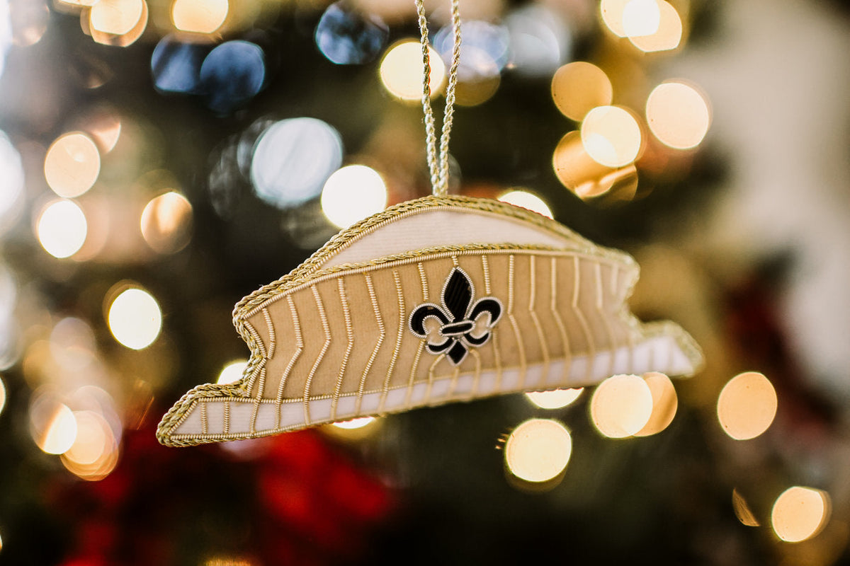 Superdome Embroidered Christmas Ornament