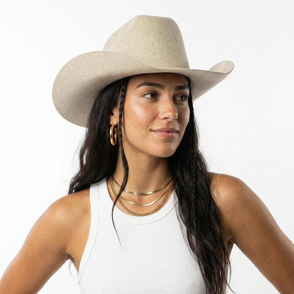 Untamed Wool Felt Cowboy Hat