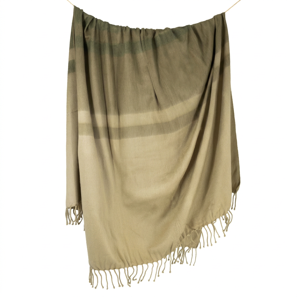 Handwoven Alpaca Throw Blanket | Tobacco, Olive & Khaki | Kallpa Collection