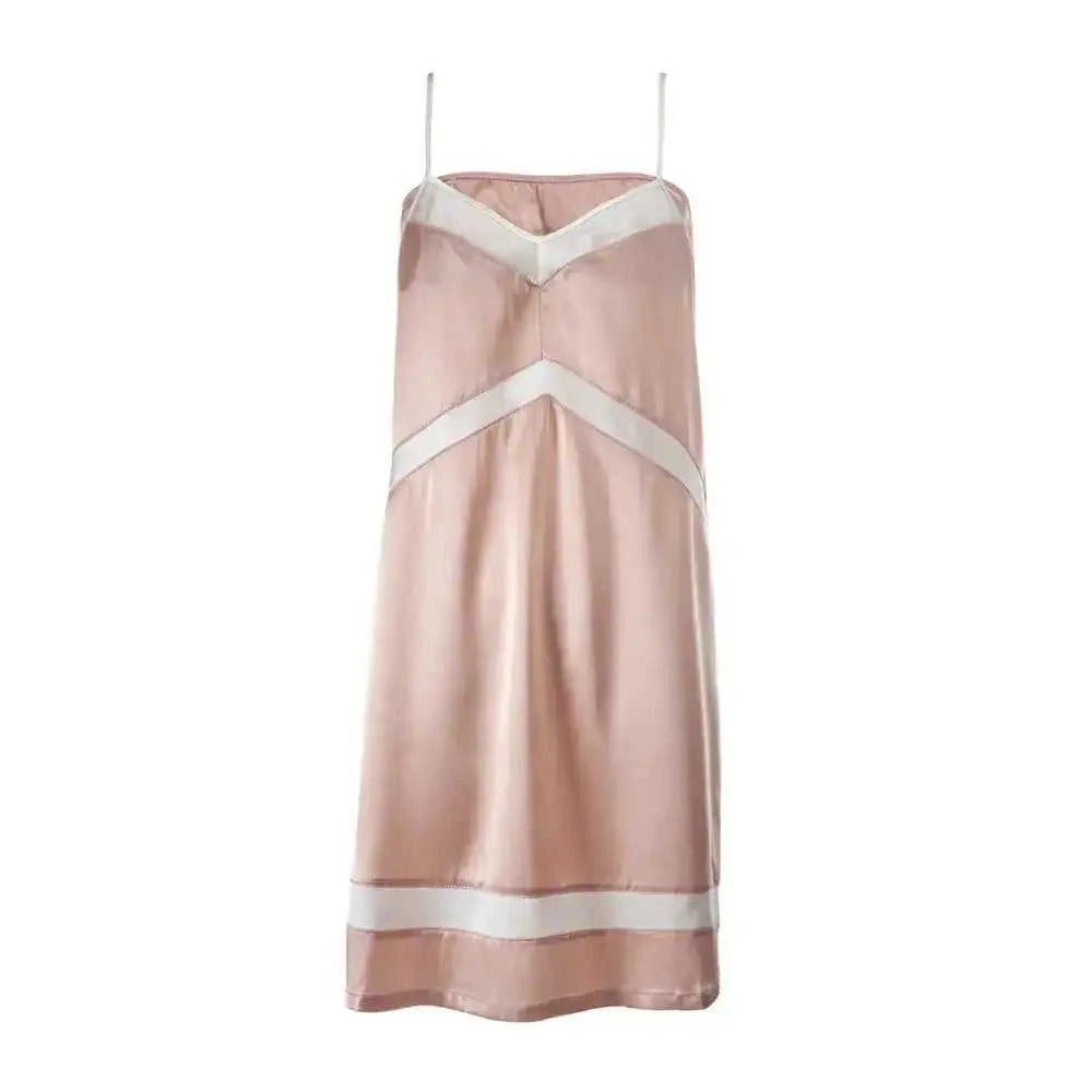 Organic Cotton & Silk Nightdress with built-in bra Eco My Home Bras Salty Season LLC ecomyhome.store United States