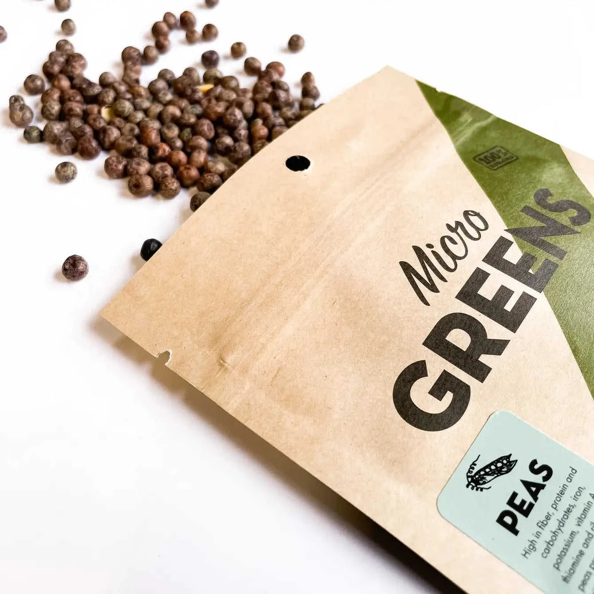 Pea Shoot Microgreen Seeds Eco My Home Microgreens Seattle Seed Company ecomyhome.store United States