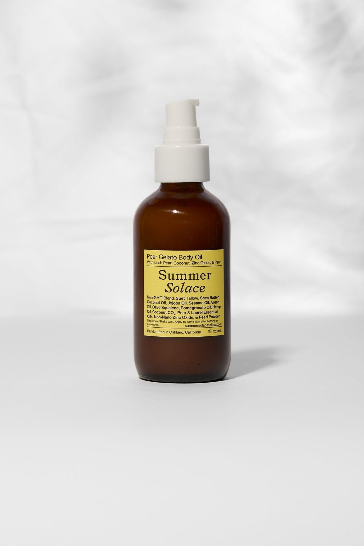 Pear Gelato Body Oil | Zinc & Pearl Extract | Updated 2026 Formula