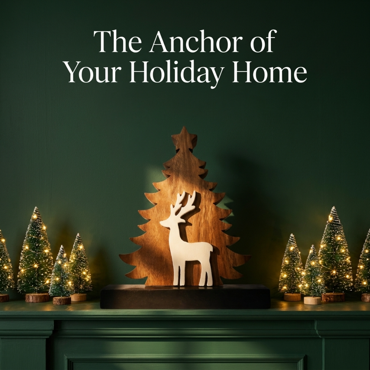 Wooden Christmas Tree – Evergreen Grace, Acacia