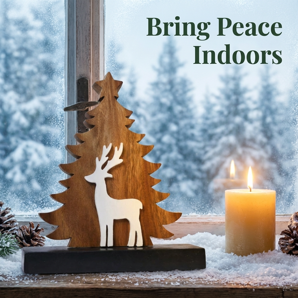 Wooden Christmas Tree – Evergreen Grace, Acacia
