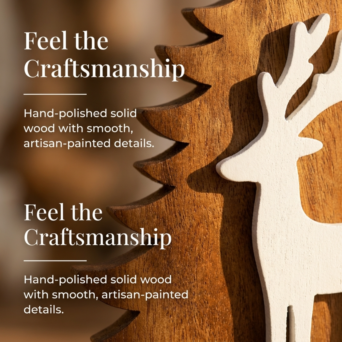 Wooden Christmas Tree – Evergreen Grace, Acacia