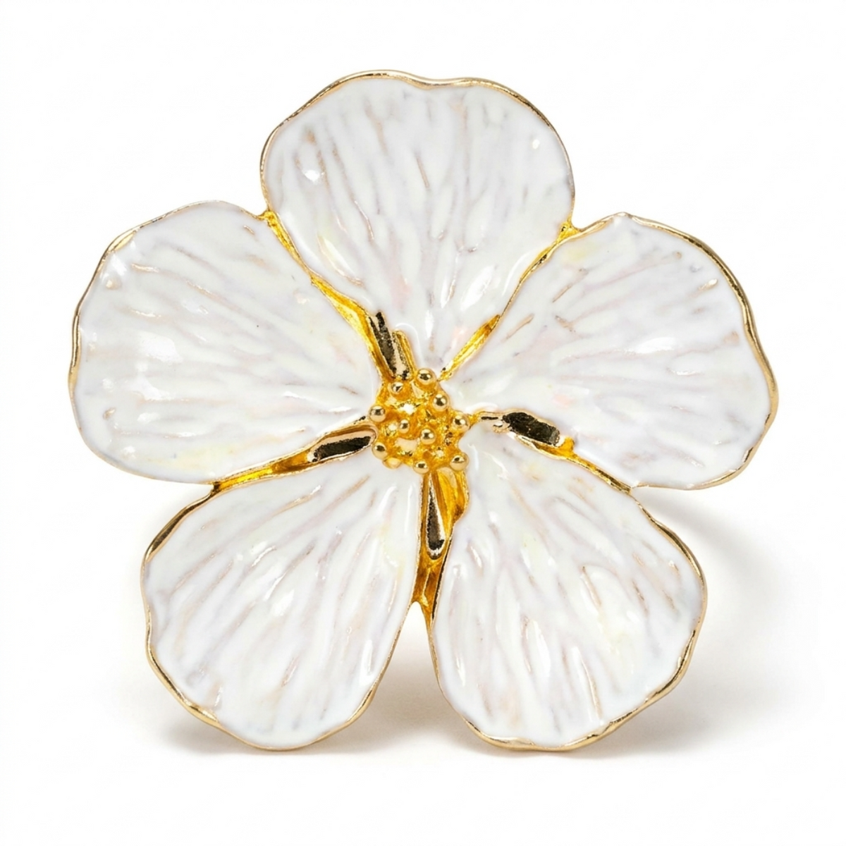Gold Flower Napkin Rings – Floral Radiance