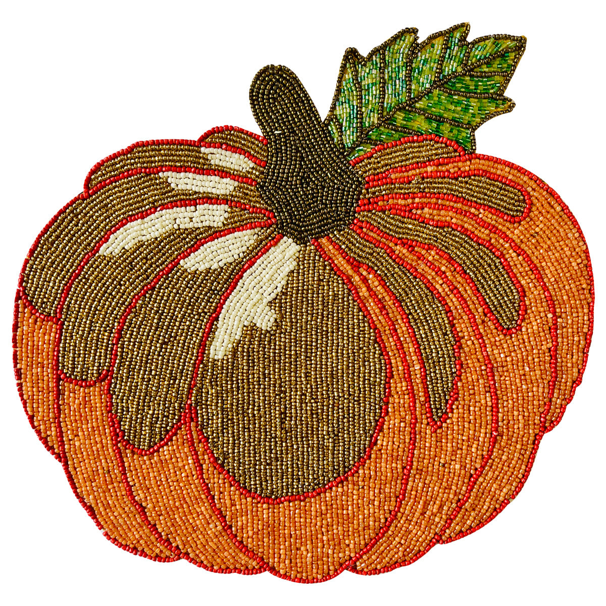 Jadon Ember – Beaded Placemats, The Jadon Autumn Collection Artistic Decorative Dining Table Décor