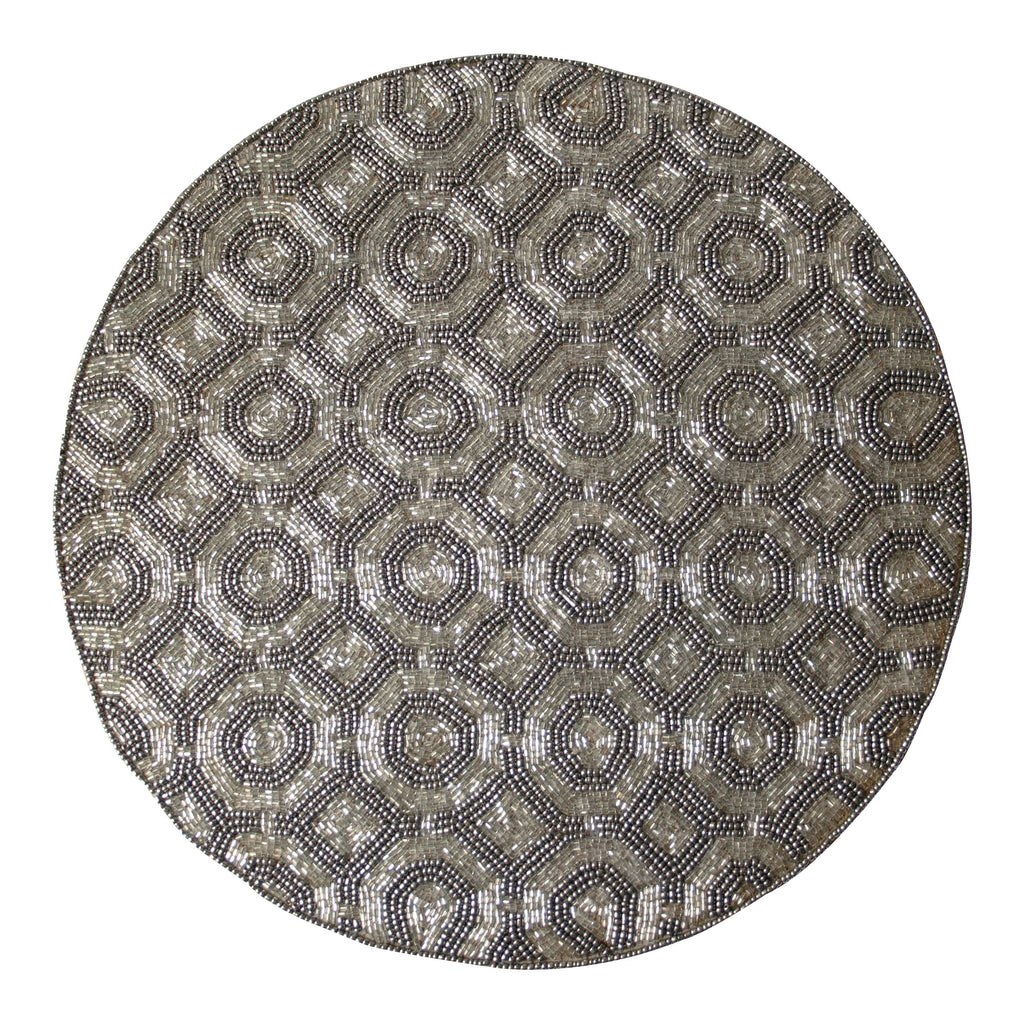 Steinbach Grace Beaded Placemats - Decorative Dining Table Décor 14 inch