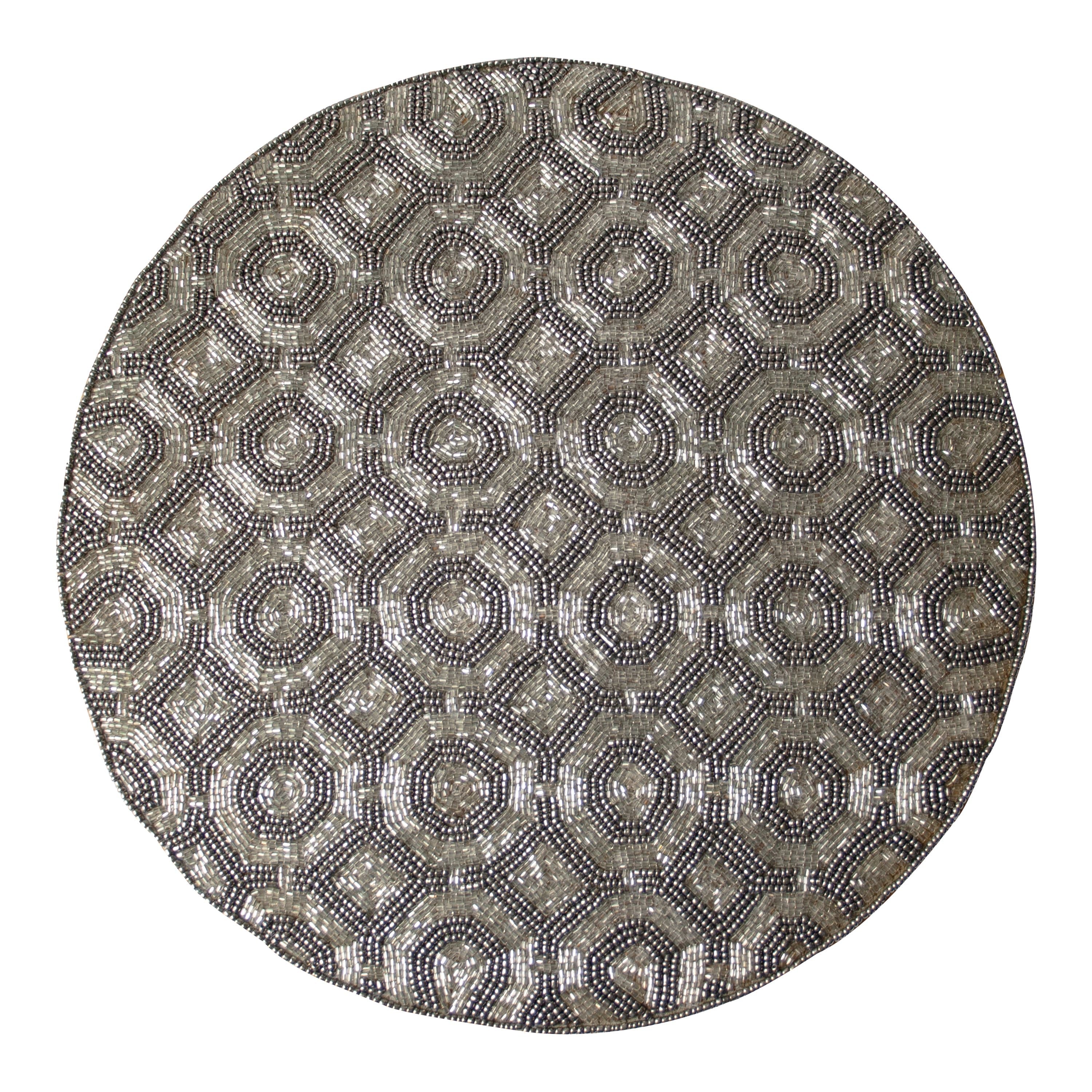 Steinbach Grace Beaded Placemats - Decorative Dining Table Décor 14 inch