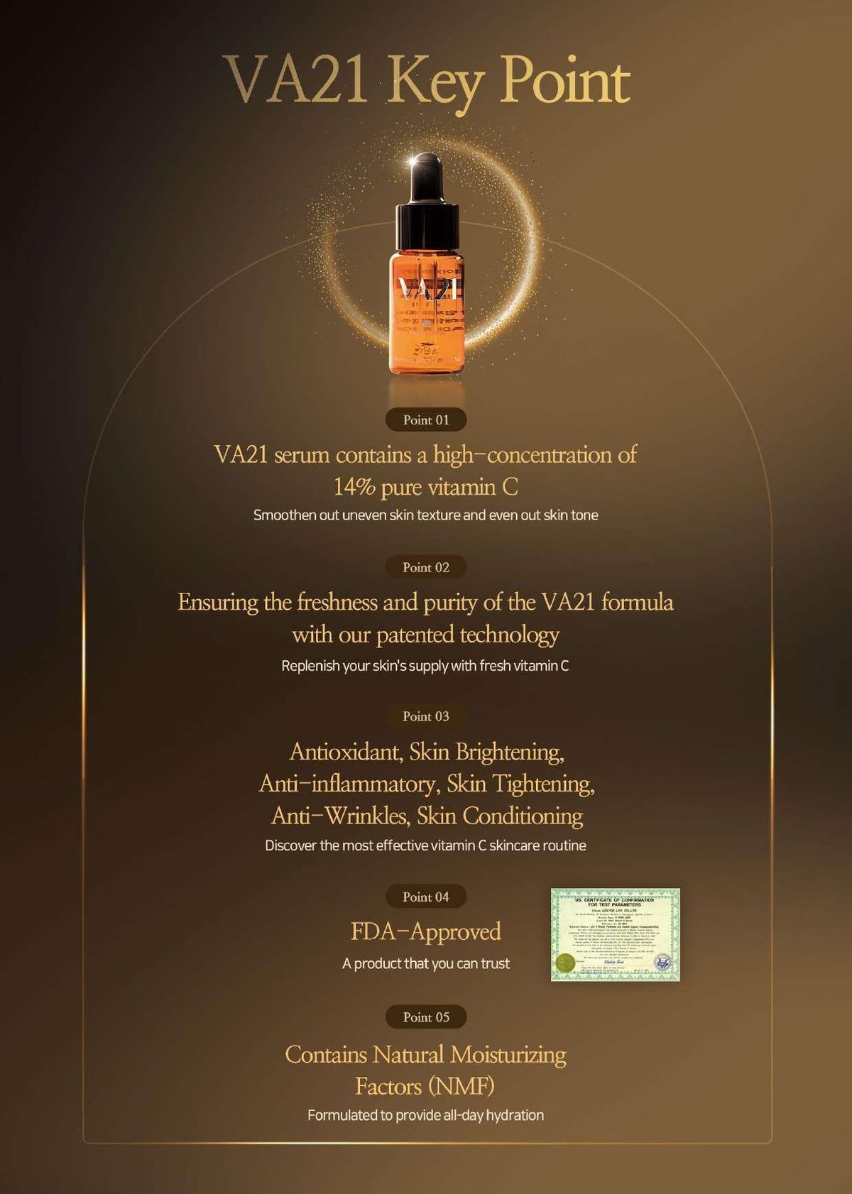 Relaco VA21 PREMIUM PURE VITAMIN C SERUM 14ml