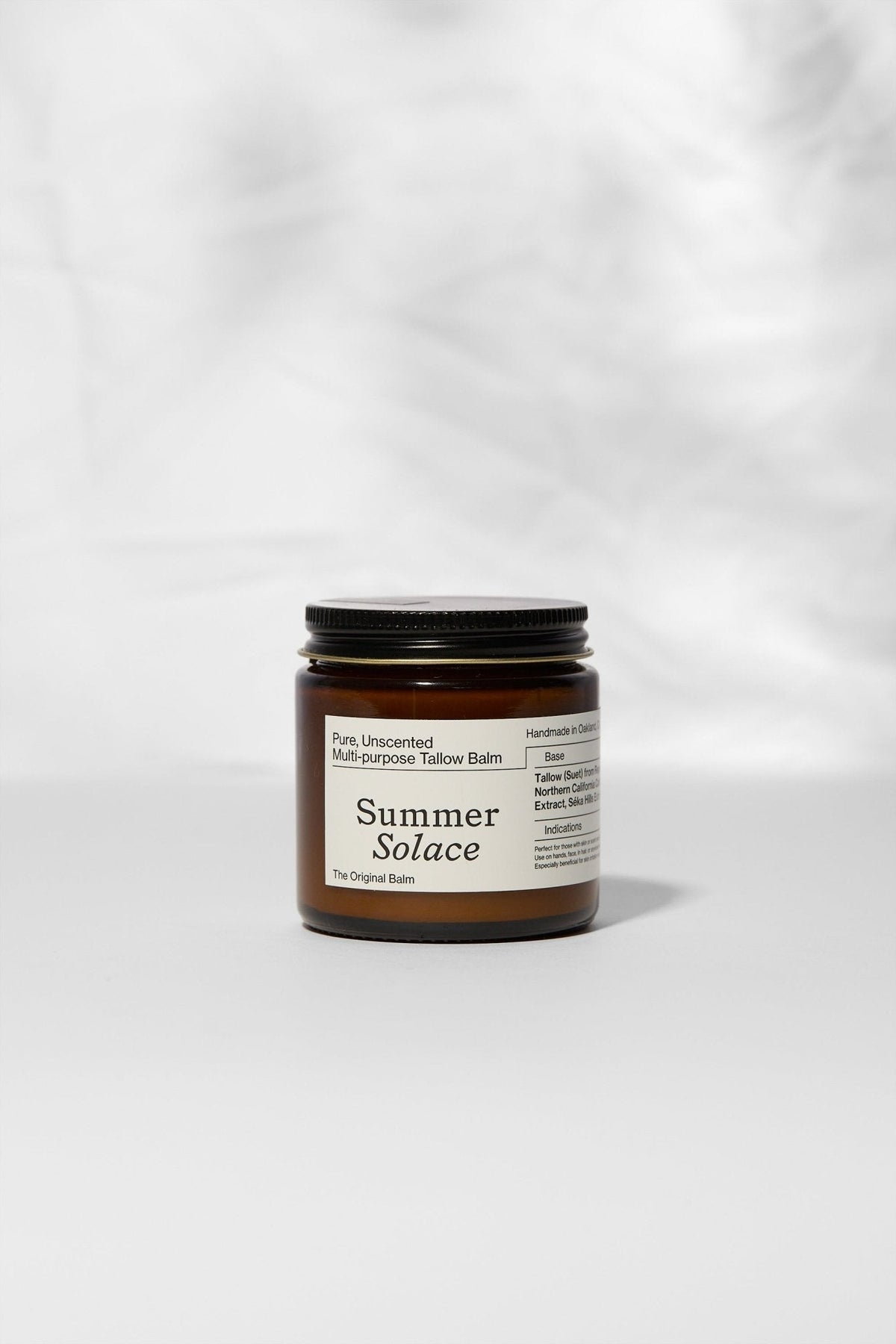 Pure Unscented Tallow Balm • Fragrance-Free Moisturizer for Sensitive Skin