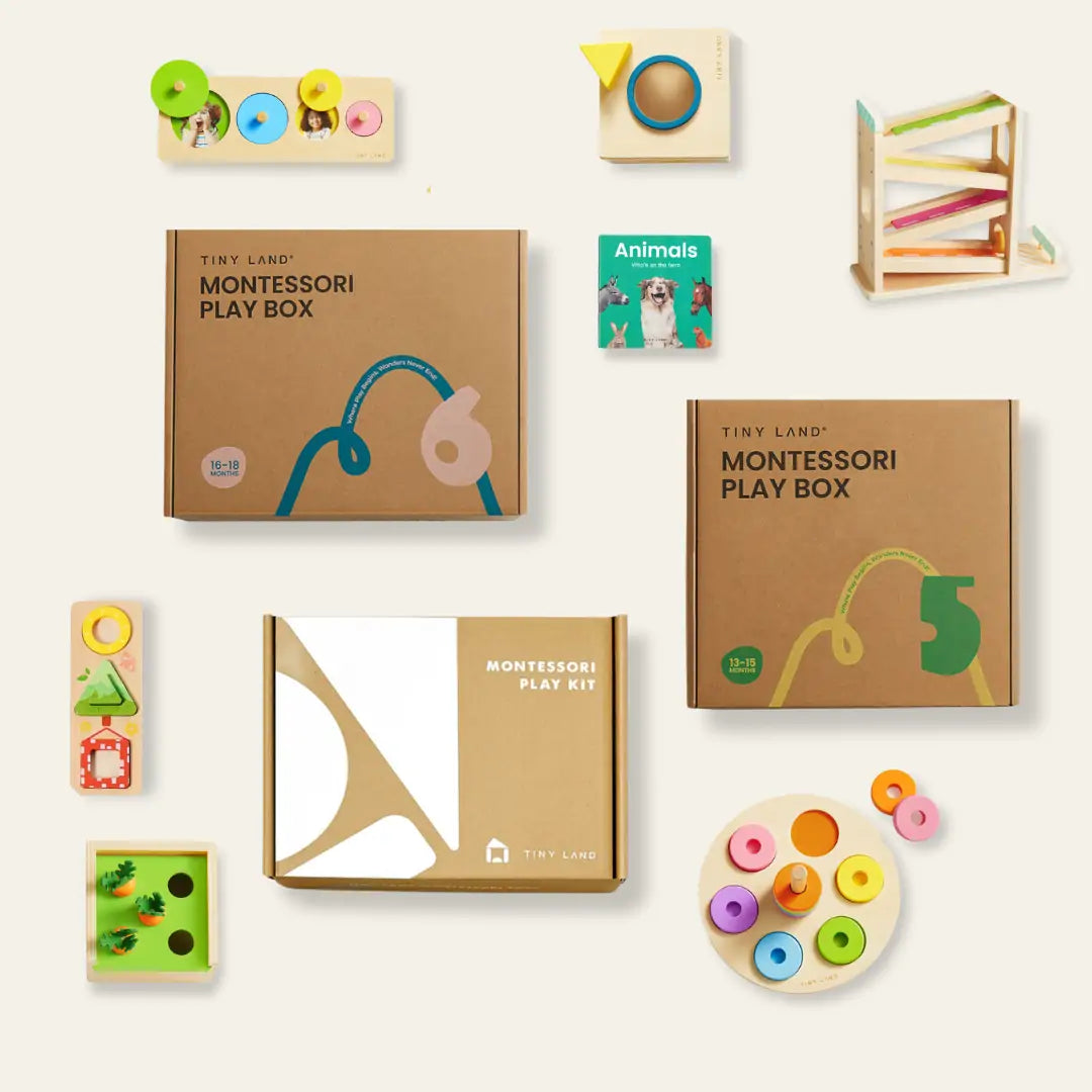 Tiny Land® Montessori Advanced Skills Baby Set（13–24 months）