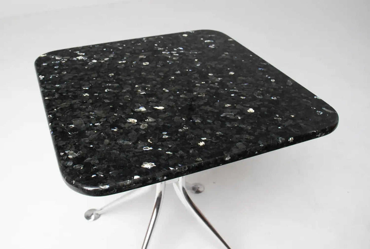 Rare Alexander Girard Side Table in Blue Pearl Granite for Herman Miller Eco My Home Console Table Hobbs Modern ecomyhome.store United States