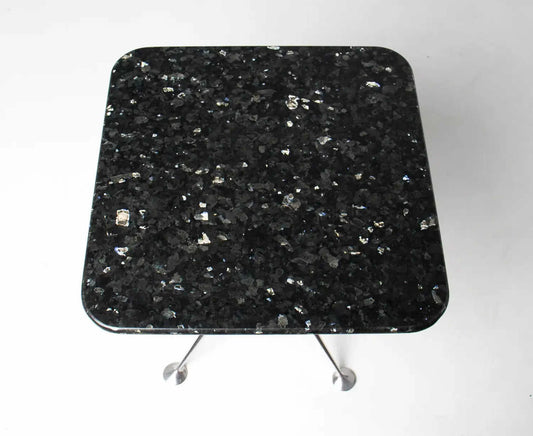 Rare Alexander Girard Side Table in Blue Pearl Granite for Herman Miller Eco My Home Console Table Hobbs Modern ecomyhome.store United States