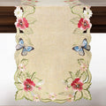 Sandy Dune – Beige Table Runner, Maliana Collection Elegant Dining Table Décor 14*108 inch