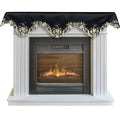 Golden Night – Black Gold Mantel Scarf, Chantelle Collection Elegant Decorative Home Décor 18*90 Inch