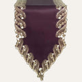 Violet Dream – Plum Gold Table Runner, Anyce Collection Artistic Home Table Décor 14*108 inch