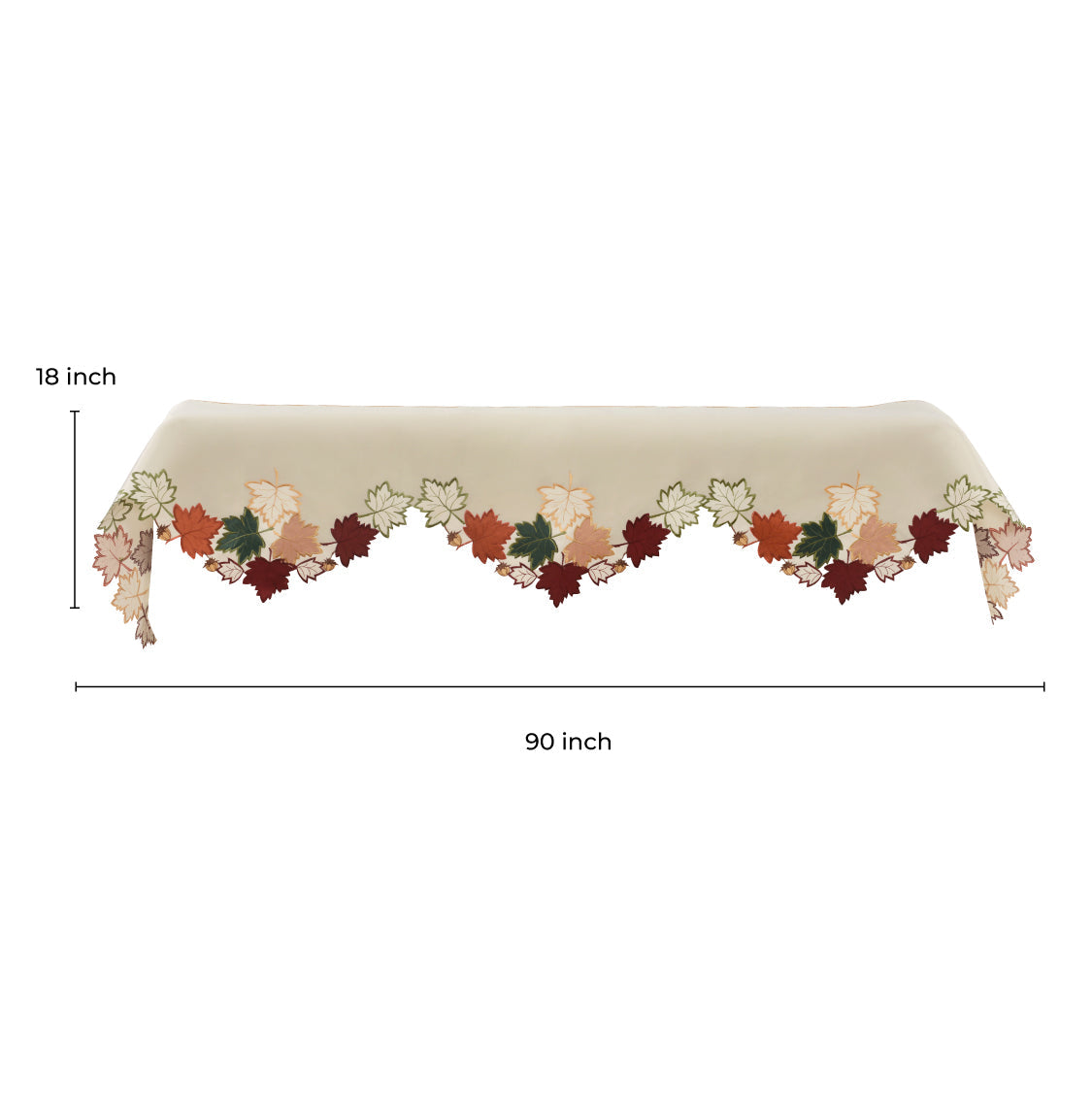 Mantel Scarf Cover | Elegant Falling Petals Lace Runner for Fireplace & Table