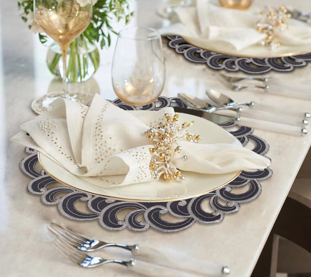 Aurora Charm – Premium Round Doilies, Elegant Decorative Table Decor for Dining and Events 15 inch