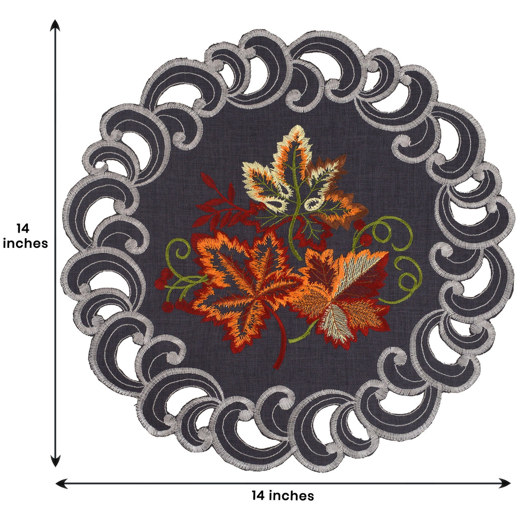 Aurora Charm – Premium Round Doilies, Elegant Decorative Table Decor for Dining and Events 15 inch