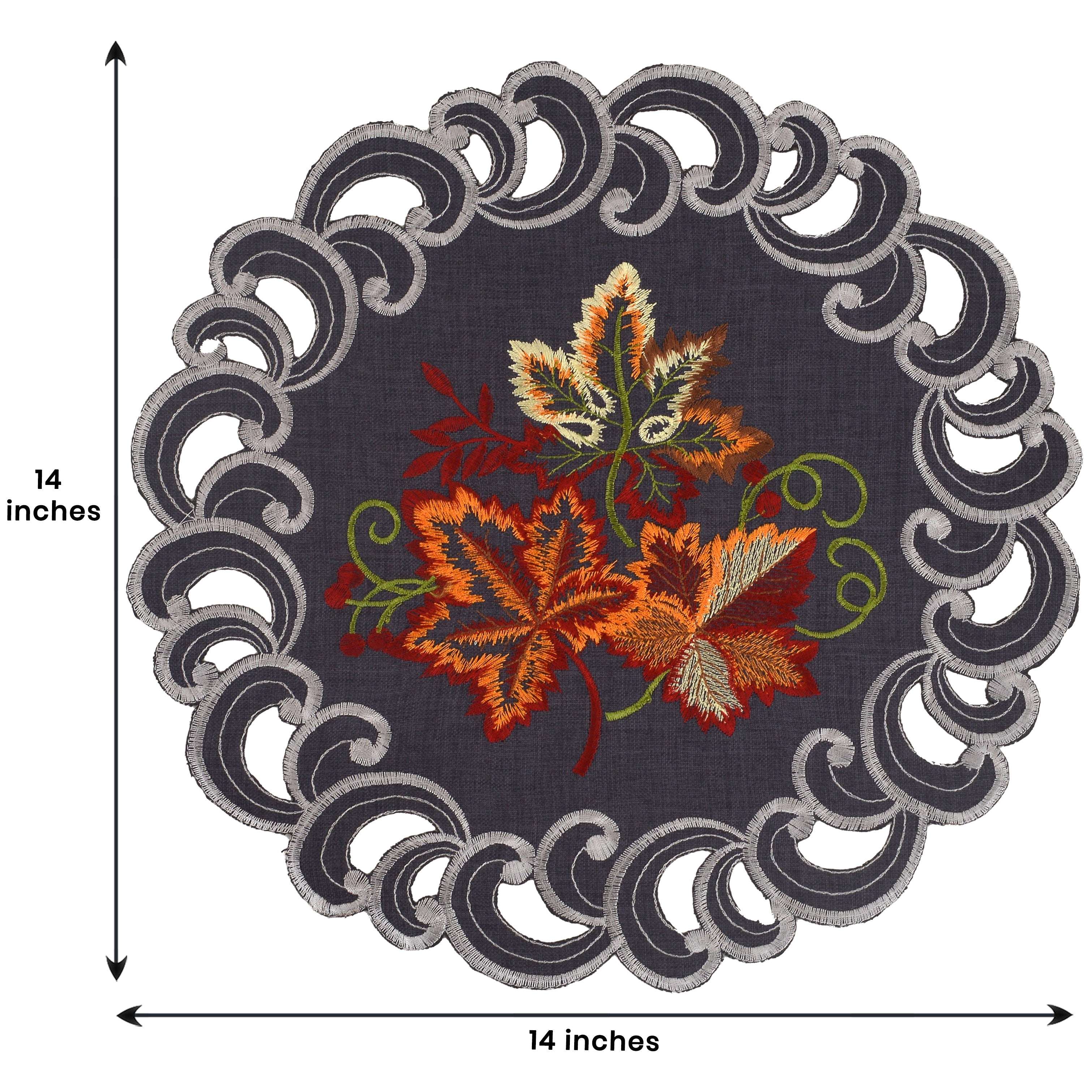 Aurora Charm – Premium Round Doilies, Elegant Decorative Table Decor for Dining and Events 15 inch