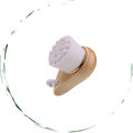 Facial Brush with Bamboo Handle