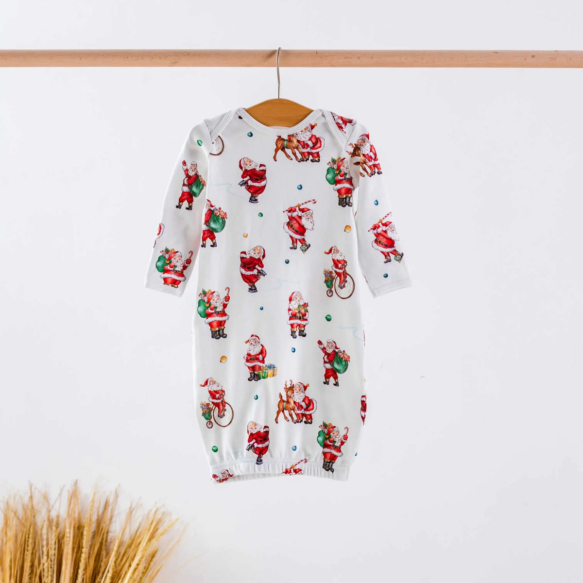 Santa Claus is Coming to Town Organic Cotton Christmas Kids Pajamas Eco My Home Pajama Set Nola Tawk ecomyhome.store United States