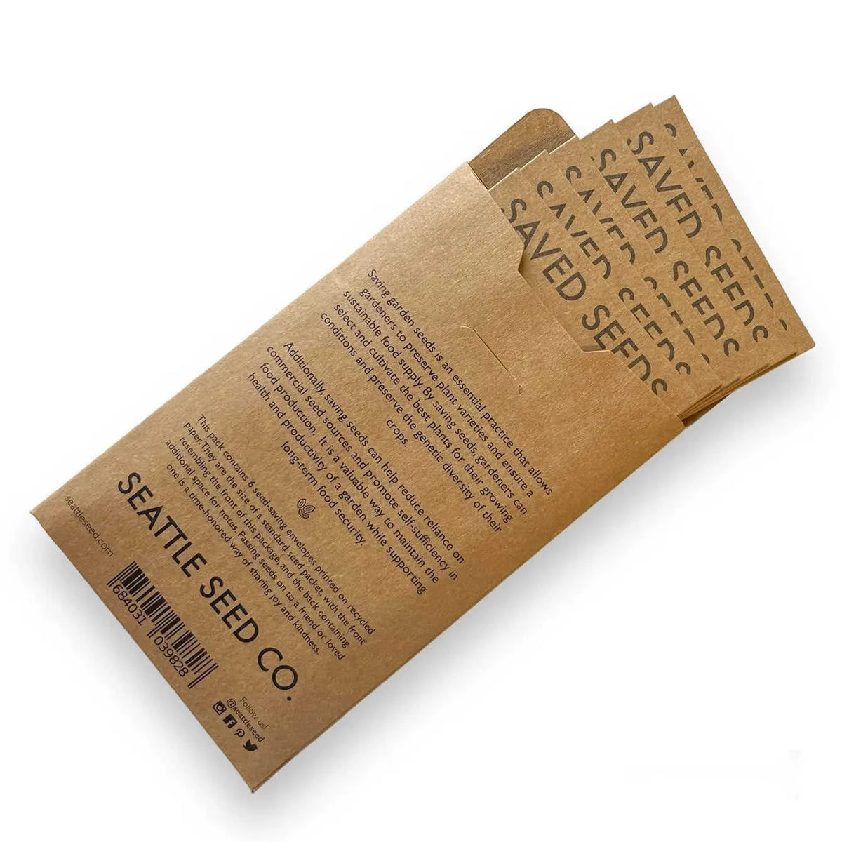 Seed Saving Envelopes Eco My Home Garden Supplies Seattle Seed Company ecomyhome.store United States