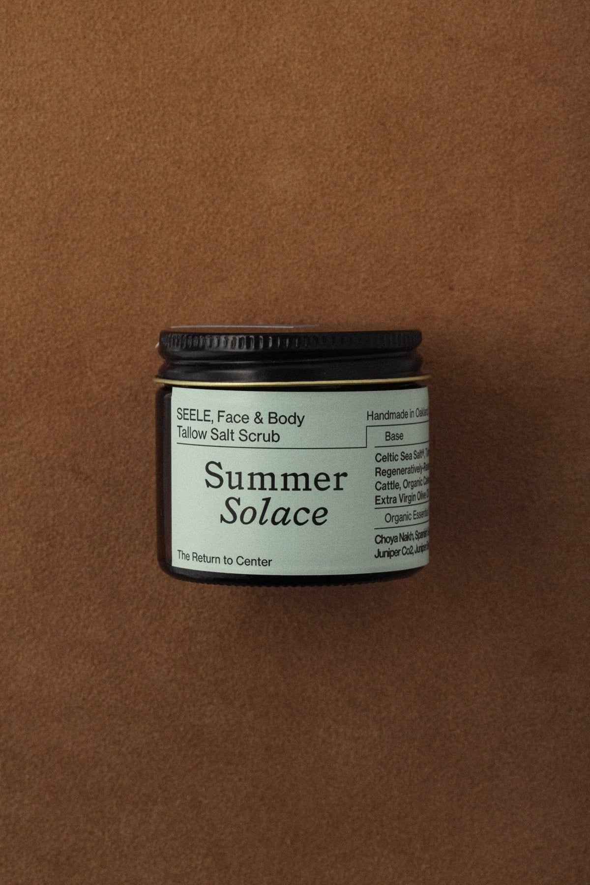 SEELE – Exfoliating Sea Salt Scrub | Celtic Salt®, Choya Nākh, Coriander & Pearl Extract