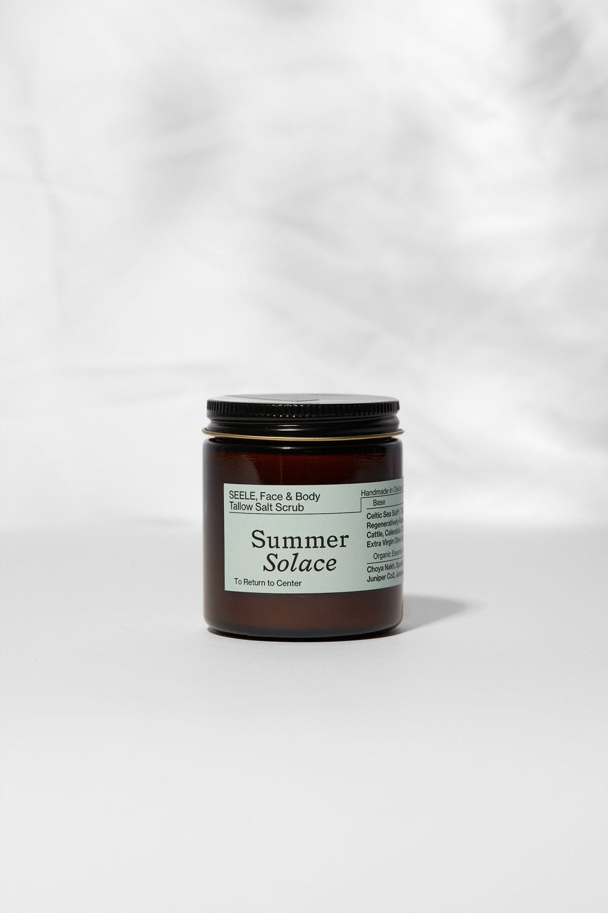 SEELE – Exfoliating Sea Salt Scrub | Celtic Salt®, Choya Nākh, Coriander & Pearl Extract