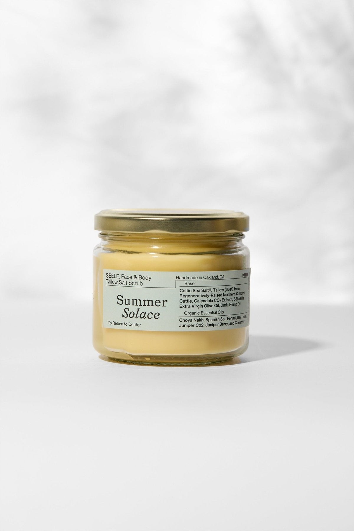 SEELE – Exfoliating Sea Salt Scrub | Celtic Salt®, Choya Nākh, Coriander & Pearl Extract