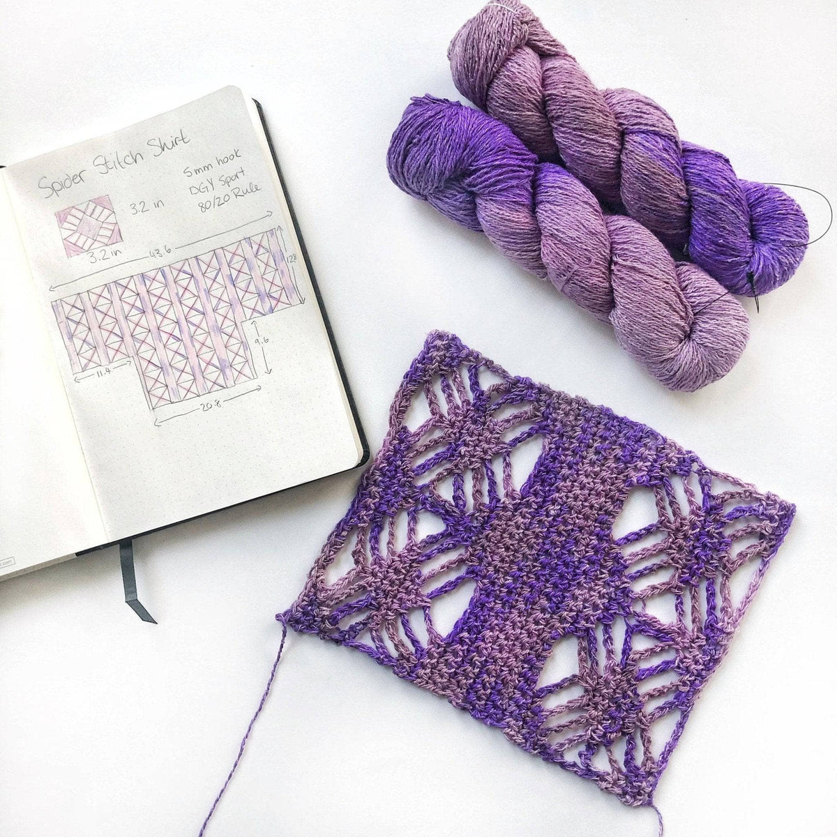 Stephanie's Web Tee Crochet Pattern