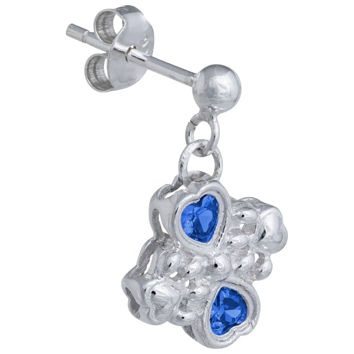 Sterling & Crystals Loved Paws Earrings Eco My Home Earrings - Fine GreaterGood ecomyhome.store United States