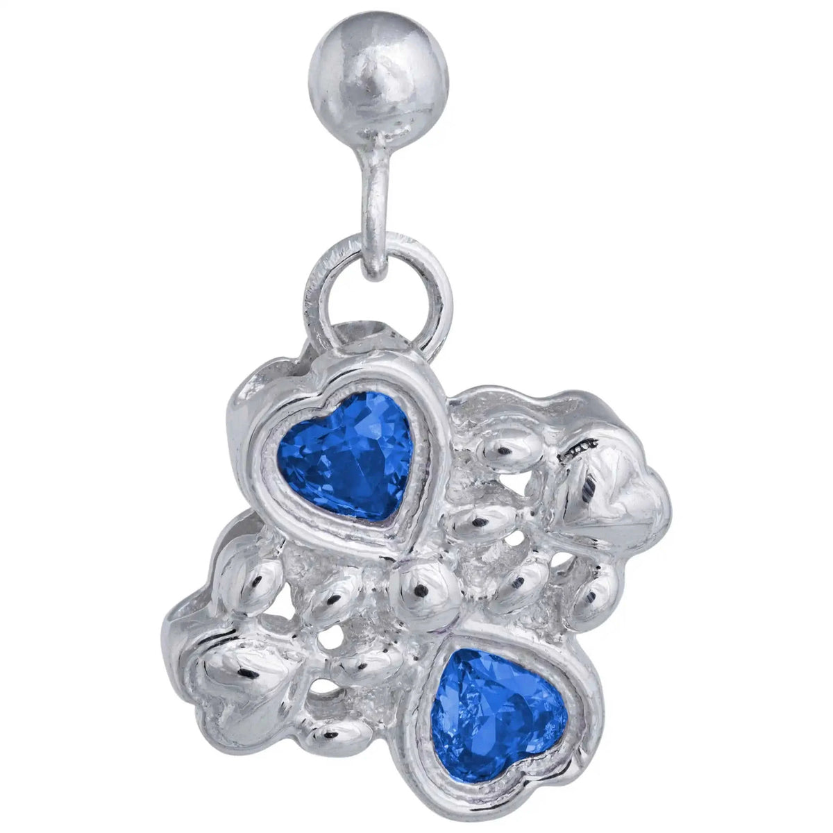 Sterling & Crystals Loved Paws Earrings Eco My Home Earrings - Fine GreaterGood ecomyhome.store United States