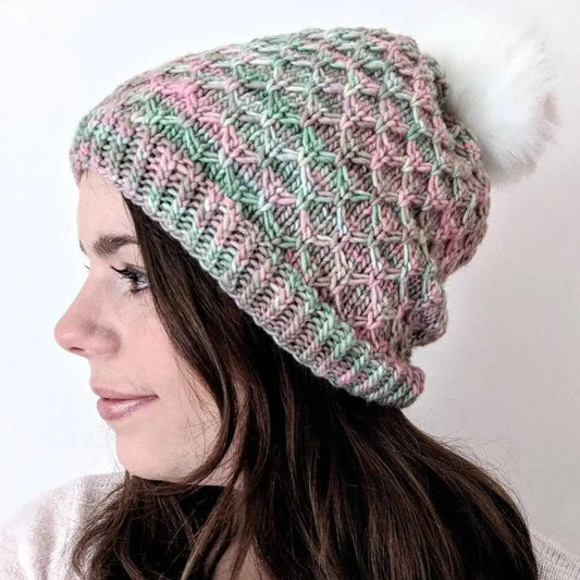 Storyteller Hat Knit Kit Eco My Home Kits Darn Good Yarn ecomyhome.store United States
