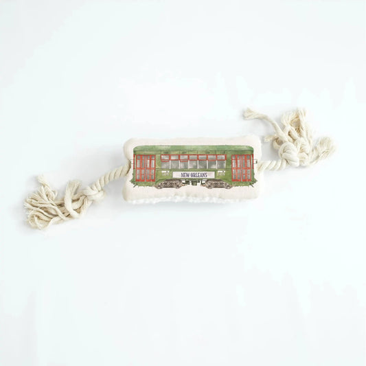 Streetcar Dog Rope Toy Eco My Home Pet Toy Nola Tawk ecomyhome.store United States