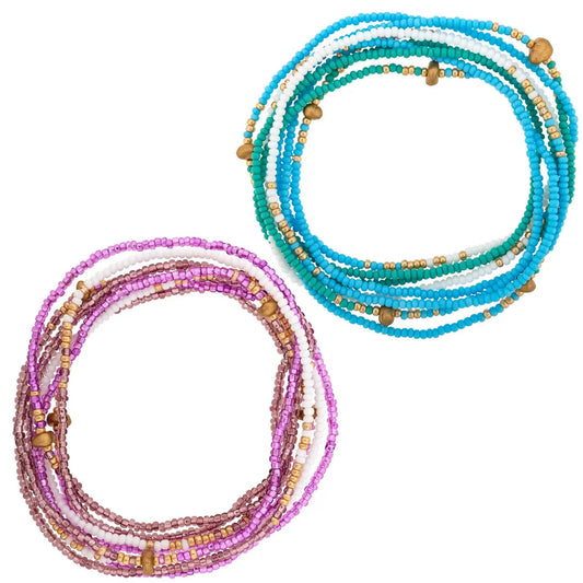 Stretch Beaded Necklace Eco My Home Necklaces - Fashion GreaterGood ecomyhome.store United States