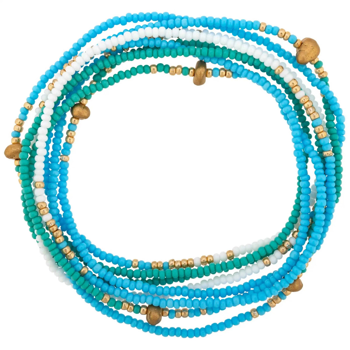 Stretch Beaded Necklace Eco My Home Necklaces - Fashion GreaterGood ecomyhome.store United States