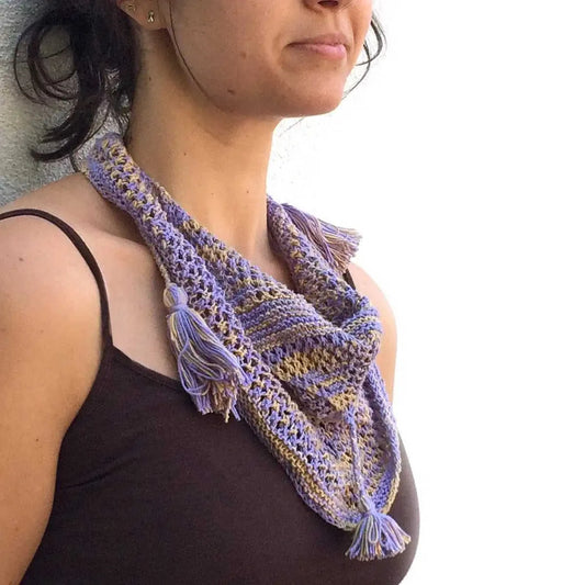 Summer's Breeze Shawlette Knit & Crochet Kit Eco My Home Kits Darn Good Yarn ecomyhome.store United States