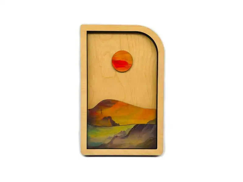 Sun and Moon Wall Art | Handmade Wooden Celestial Decor Eco My Home Wall Art PRW Made ecomyhome.store United States