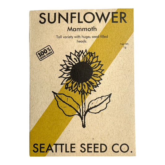 Mammoth Grey Sunflower Seeds
