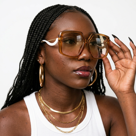Vibrant Irregular Square Sunglasses