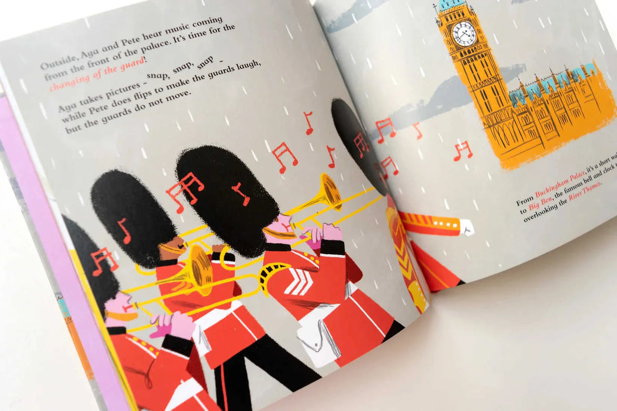 The Amazing Adventures of Aya & Pete in London! (Hardcover) Eco My Home  Nola Tawk ecomyhome.store United States
